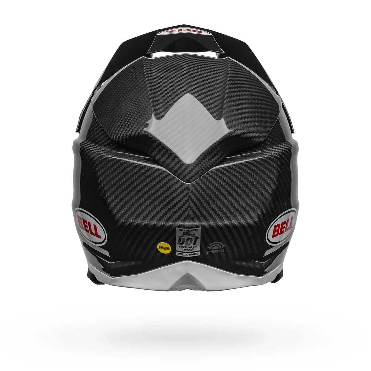 Bell Moto-10 Spherical  Gloss Black/White Helmet