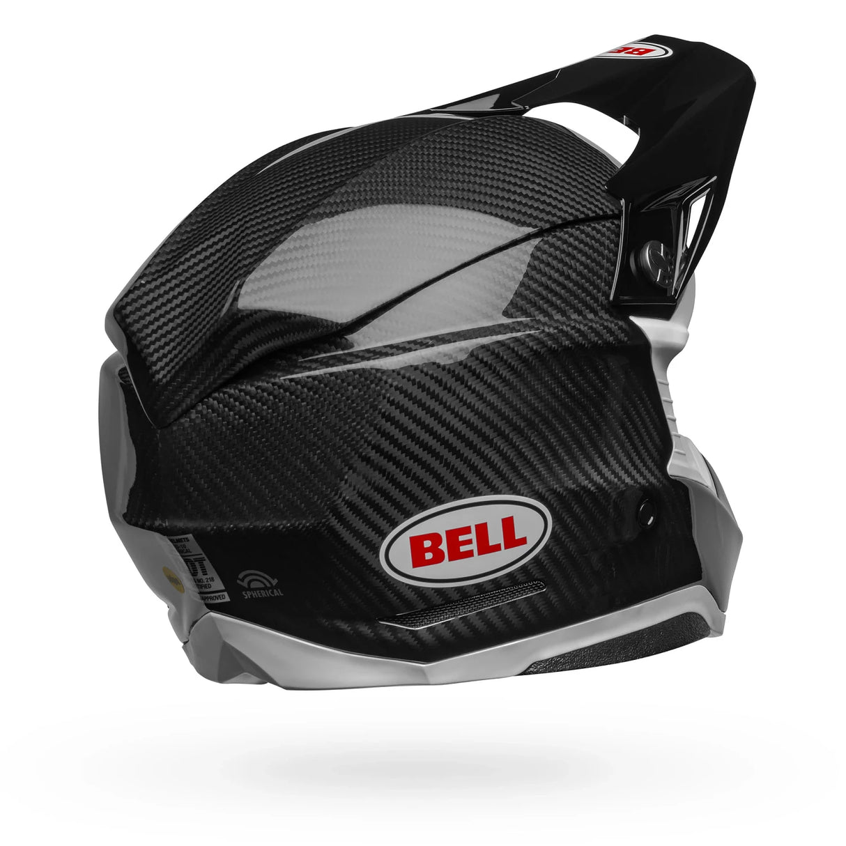 Bell Moto-10 Spherical  Gloss Black/White Helmet