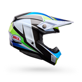 Bell Moto-10 Spherical Grid Gloss White Black Helmet