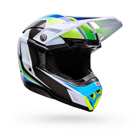 Bell Moto-10 Spherical Grid Gloss White Black Helmet