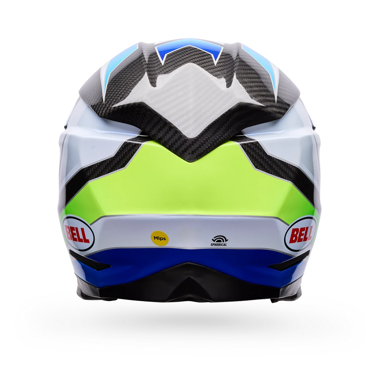 Bell Moto-10 Spherical Grid Gloss White Black Helmet