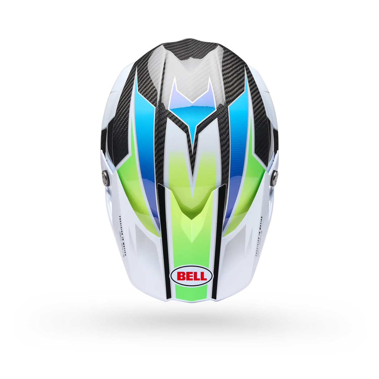 Bell Moto-10 Spherical Grid Gloss White Black Helmet