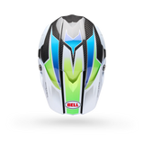 Bell Moto-10 Spherical Grid Gloss White Black Helmet