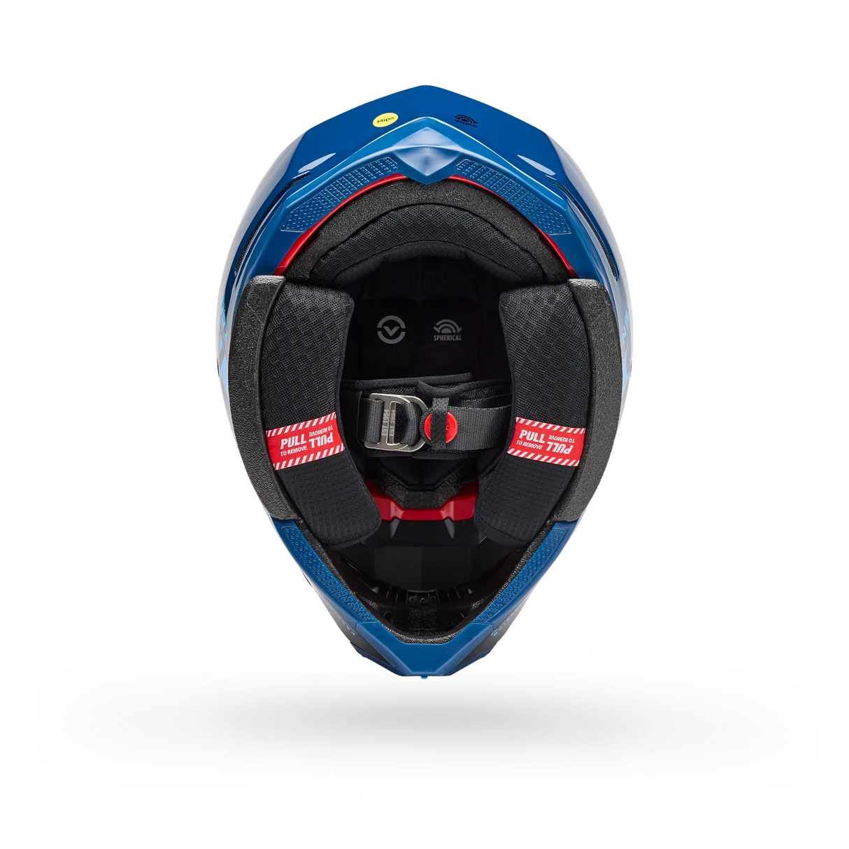 Bell Moto-10 Spherical Strike Gloss Blue Helmet