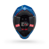 Bell Moto-10 Spherical Strike Gloss Blue Helmet