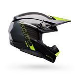 Bell Moto-10 Spherical Strike Gloss Yellow/Gray Helmet