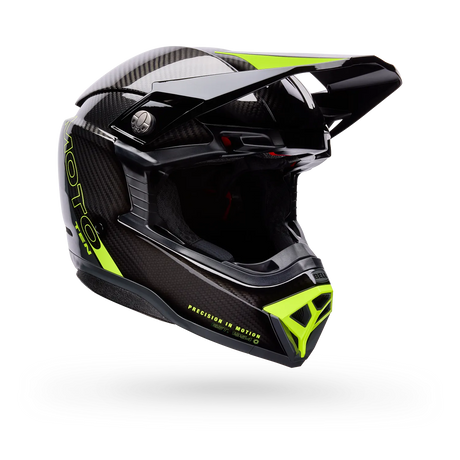 Bell Moto-10 Spherical Strike Gloss Yellow/Gray Helmet