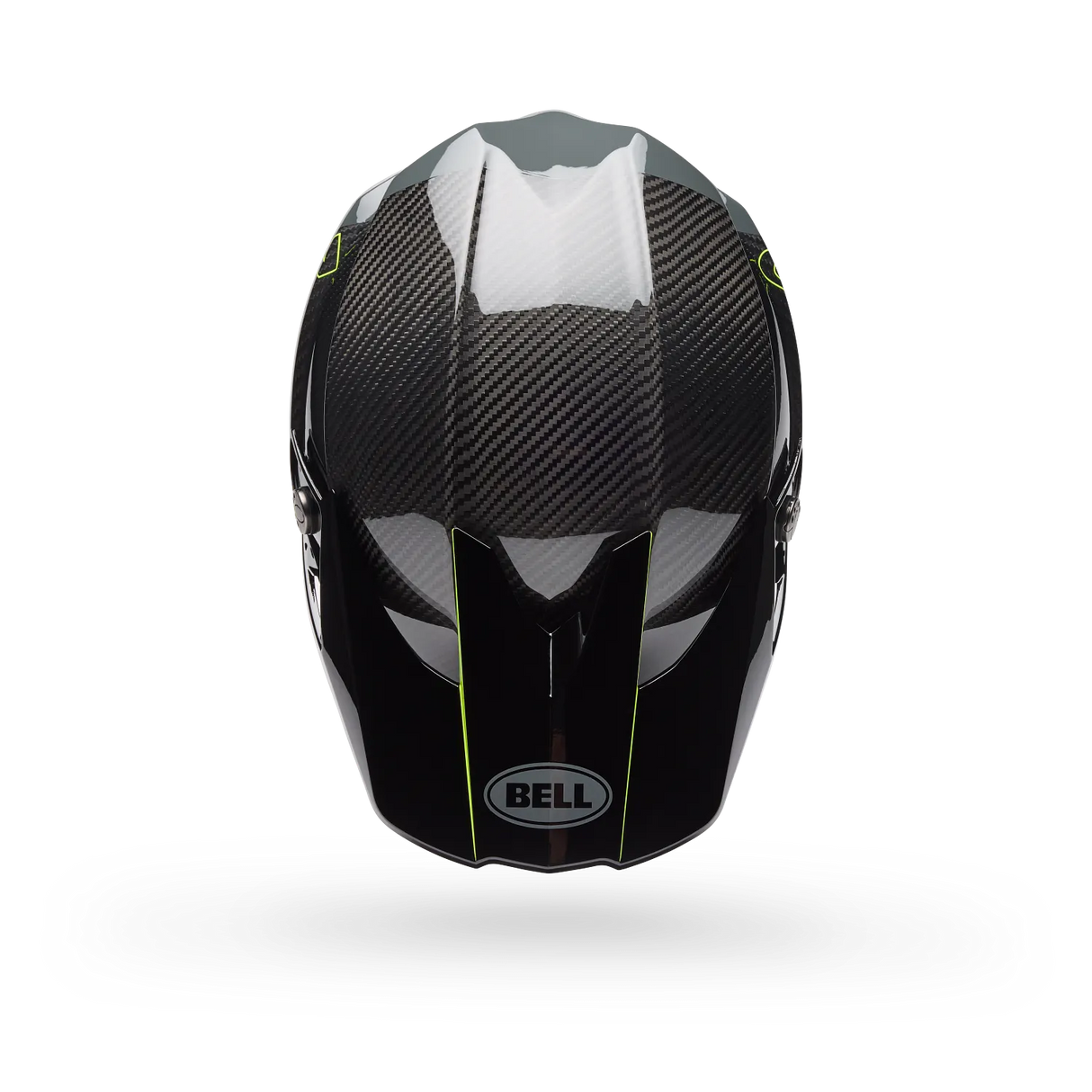 Bell Moto-10 Spherical Strike Gloss Yellow/Gray Helmet