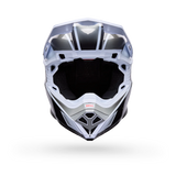 Bell Moto-10 Spherical White/Black/Gray Grid Helmet