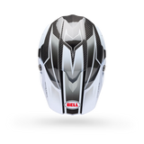 Bell Moto-10 Spherical White/Black/Gray Grid Helmet