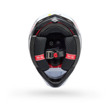 Bell Moto-10 Spherical White/Black/Gray Grid Helmet