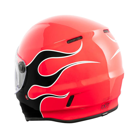 TORC Pomona Fire Red Black Helmet