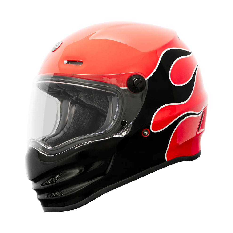 TORC Pomona Fire Red Black Helmet