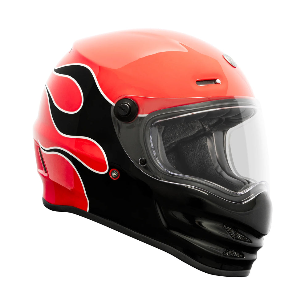 TORC Pomona Fire Red Black Helmet