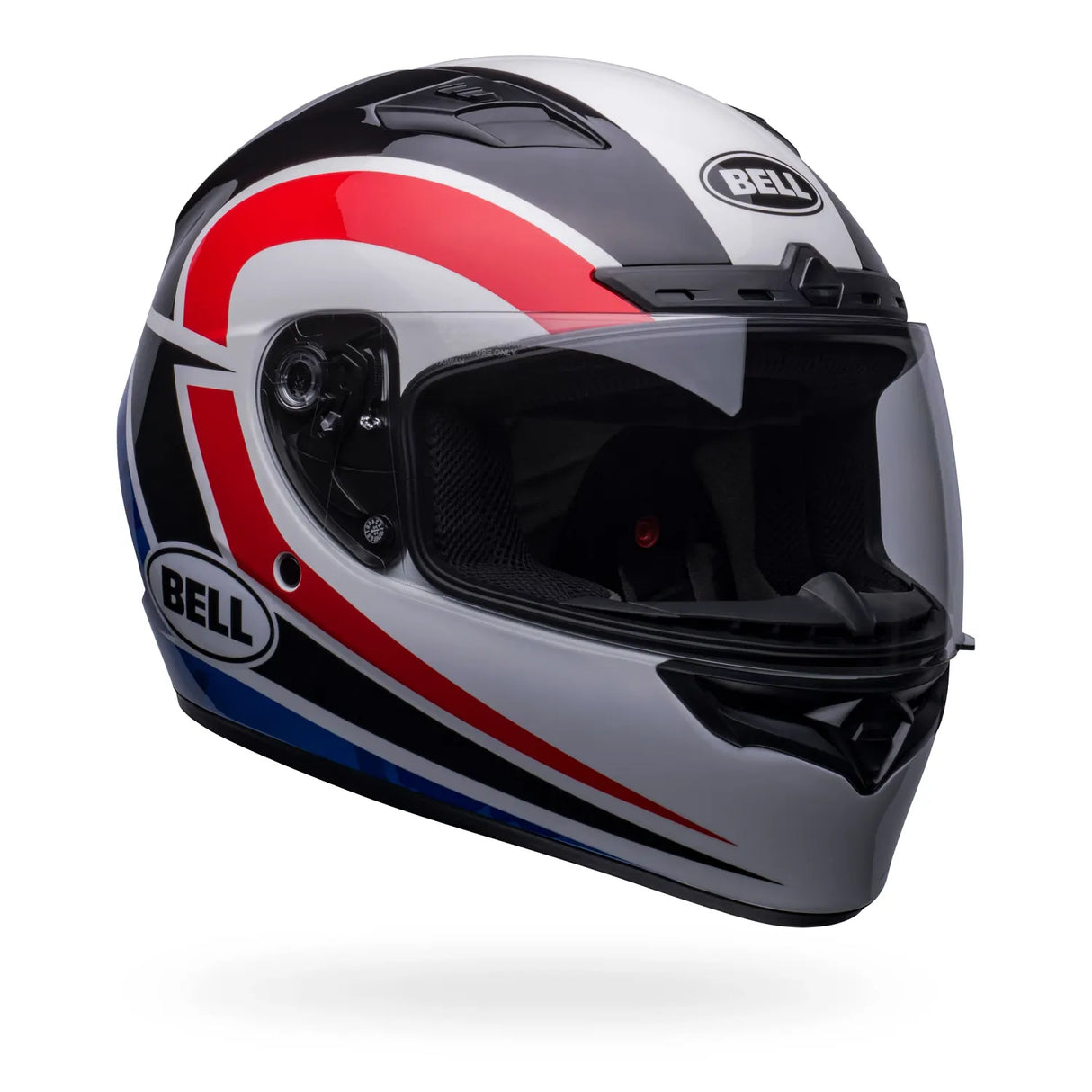Bell Qualifier DLX Mips Blitz Gloss White/Blue Camo Helmet