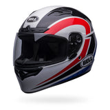 Bell Qualifier DLX Mips Blitz Gloss White/Blue Camo Helmet