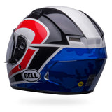 Bell Qualifier DLX Mips Blitz Gloss White/Blue Camo Helmet