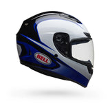 Bell Qualifier DLX Mips Tarmac Gloss White/Blue Helmet