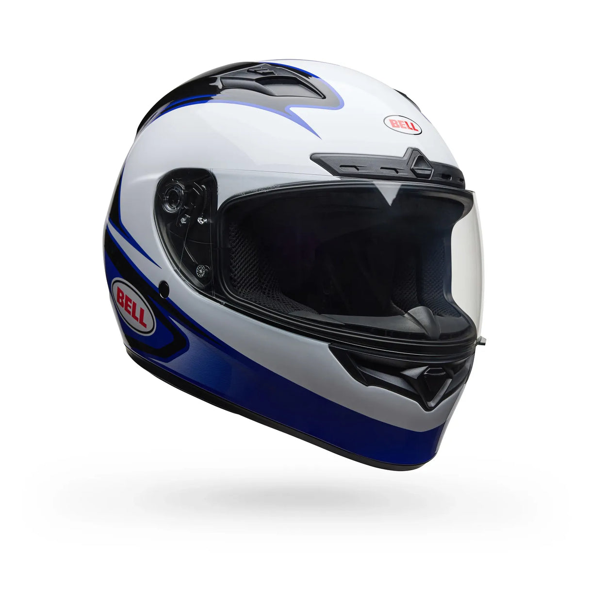 Bell Qualifier DLX Mips Tarmac Gloss White/Blue Helmet
