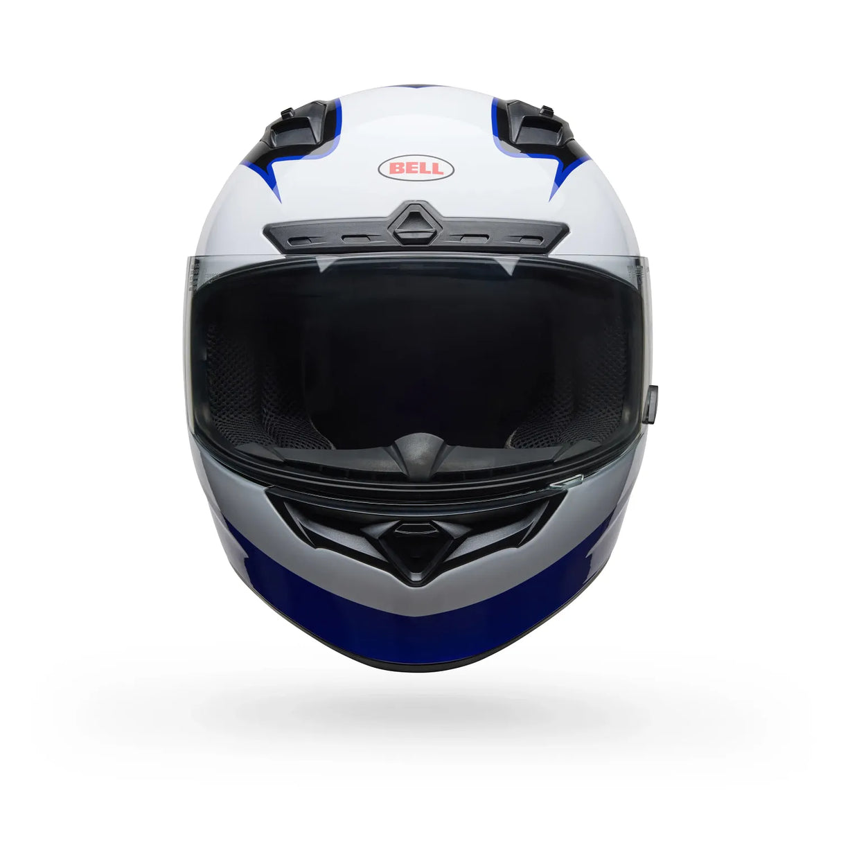 Bell Qualifier DLX Mips Tarmac Gloss White/Blue Helmet