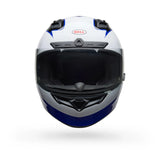 Bell Qualifier DLX Mips Tarmac Gloss White/Blue Helmet