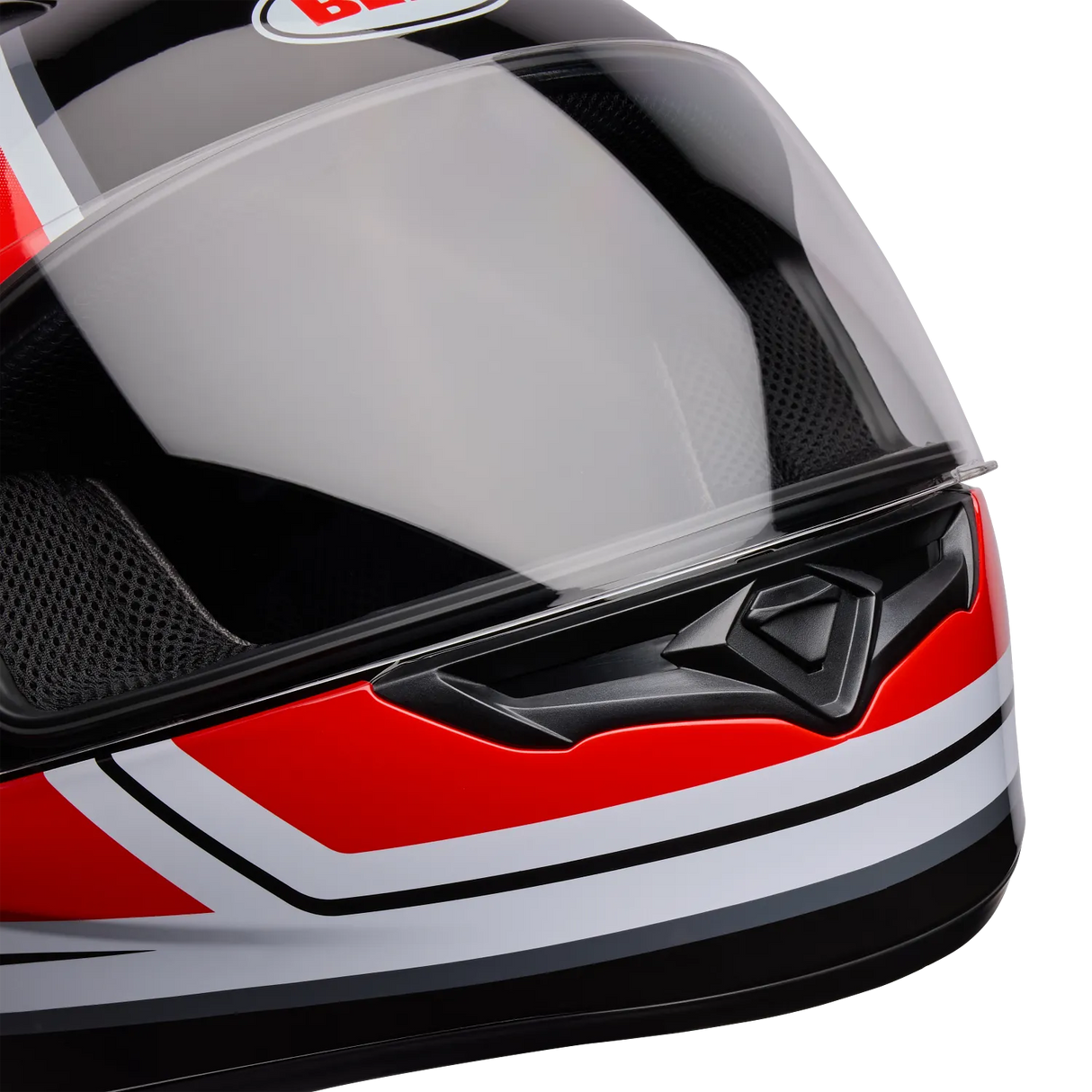 Bell Qualifier White/Red Helmet