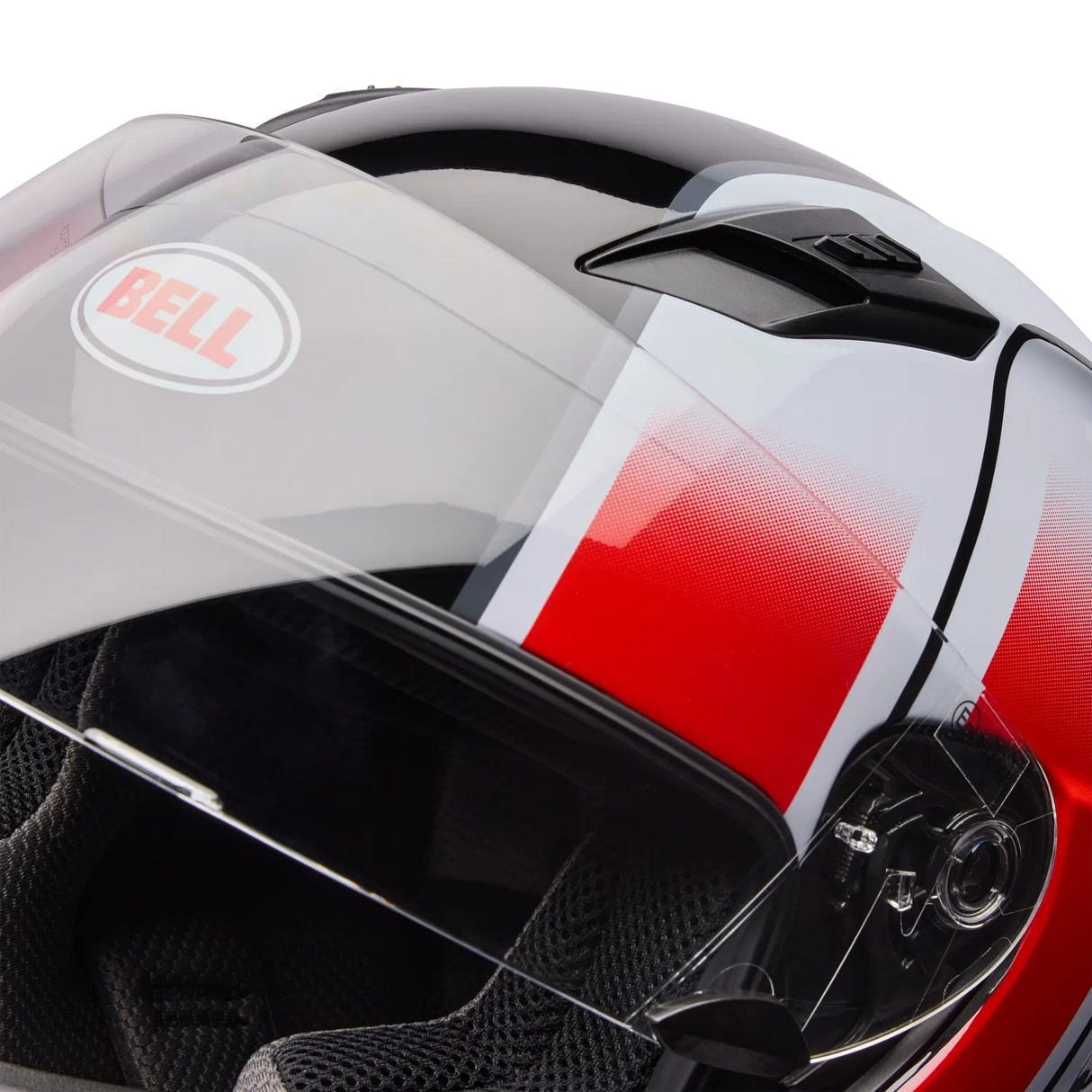 Bell Qualifier White/Red Helmet