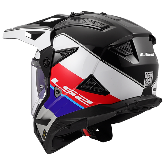 LS2 RALLY - GLOSS RED/WHITE/BULL - Blaze II Helmet