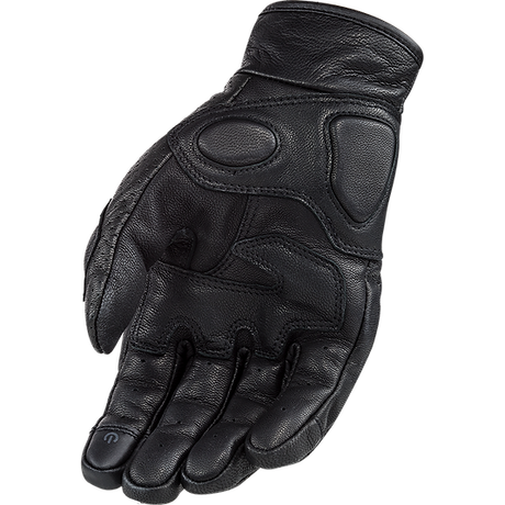 LS2 Rust Mens Vintage Gloves Black
