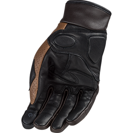 LS2 Rust Mens Vintage Gloves Brown
