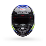 Bell Race Star DLX Flex Blue/Yellow Grid Helmet