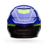 Bell Race Star DLX Flex Blue/Yellow Grid Helmet