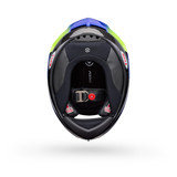 Bell Race Star DLX Flex Blue/Yellow Grid Helmet