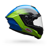 Bell Race Star DLX Flex Corsa Gloss Blue/Flo Green Helmet