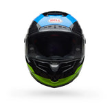 Bell Race Star DLX Flex Corsa Gloss Blue/Flo Green Helmet