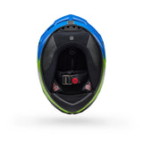 Bell Race Star DLX Flex Corsa Gloss Blue/Flo Green Helmet