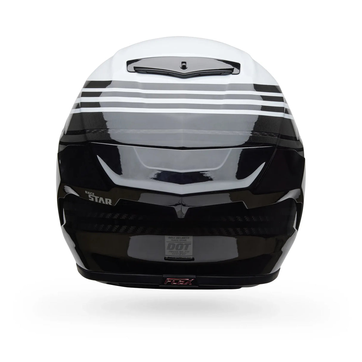 Bell Race Star DLX Flex Dash Gloss White/Black Helmet