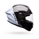 Bell Race Star DLX Flex Silver/White Strike Helmet