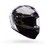 Bell Race Star DLX Flex Silver/White Strike Helmet