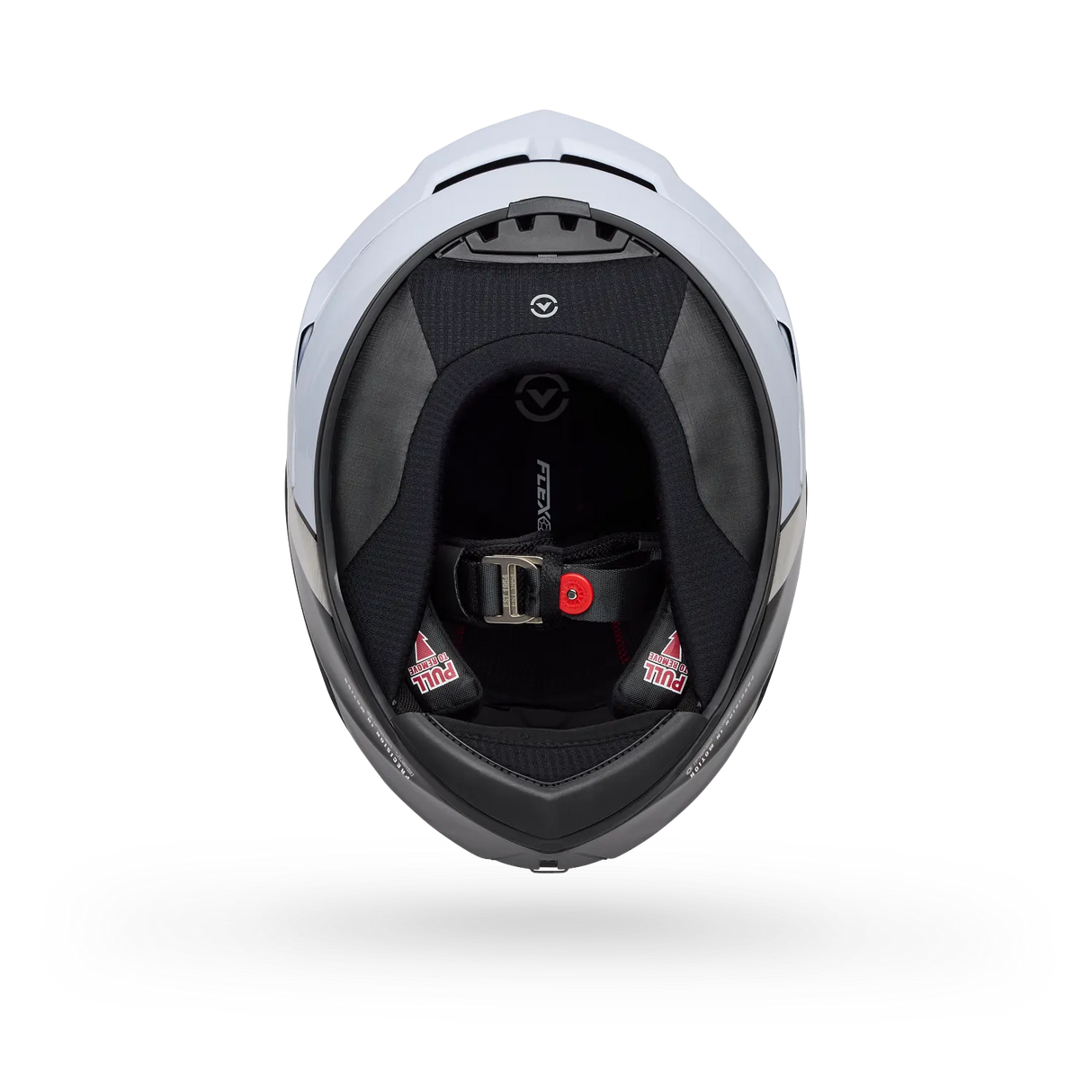 Bell Race Star DLX Flex Silver/White Strike Helmet