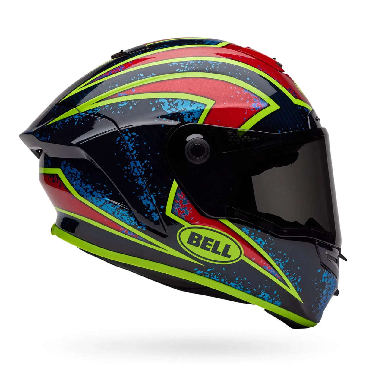 Bell Race Star DLX Flex Xenon Gloss Blue/Retina Helmet