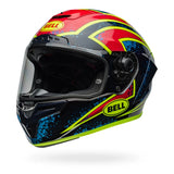 Bell Race Star DLX Flex Xenon Gloss Blue/Retina Helmet