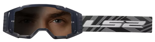 LS2 SAND -  CHARCOAL GRAY - Charger Pro Goggles