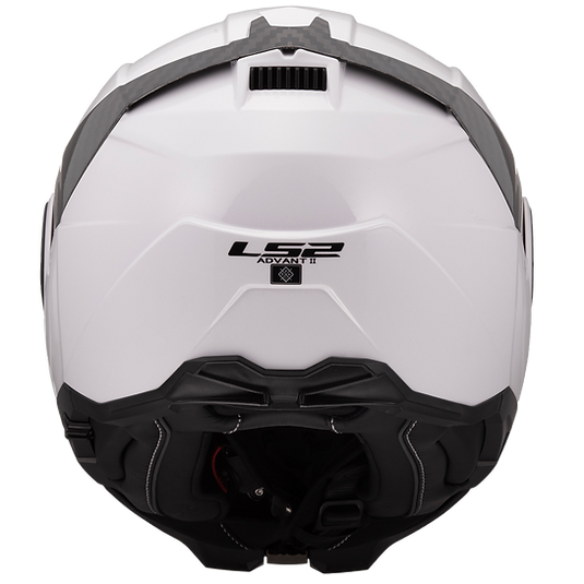 LS2 SOLID - GLOSS WHITE - Advant II Helmet