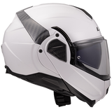 LS2 SOLID - GLOSS WHITE - Advant II Helmet