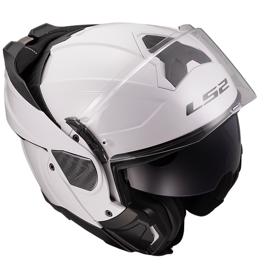 LS2 SOLID - GLOSS WHITE - Advant II Helmet