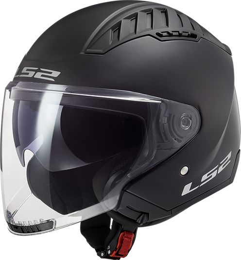 LS2 SOLID - MATTE BLACK - Copter Helmet