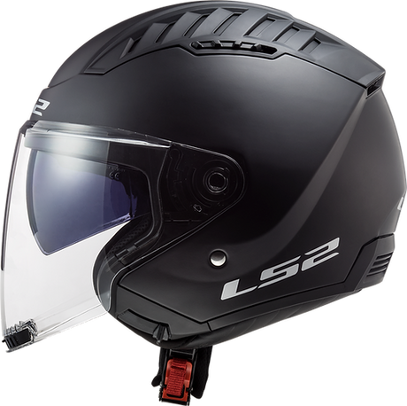 LS2 SOLID - MATTE BLACK - Copter Helmet