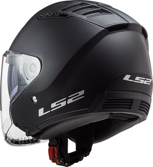 LS2 SOLID - MATTE BLACK - Copter Helmet