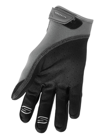 Slippery Circuit Gloves - Red/Charcoal